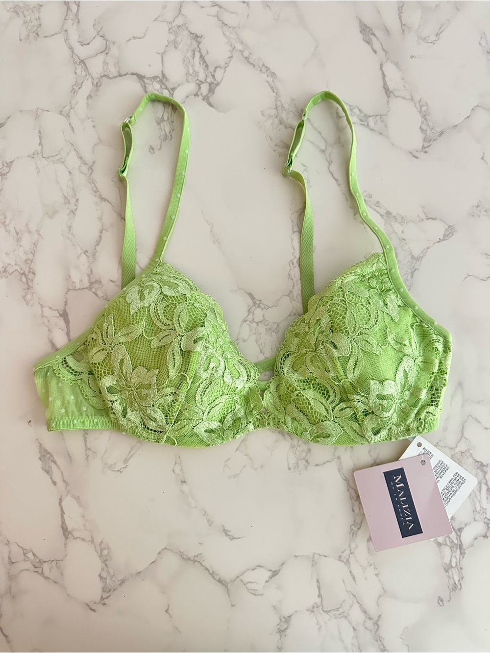 NWT La Perla๐Lime Lace Underwire Bra